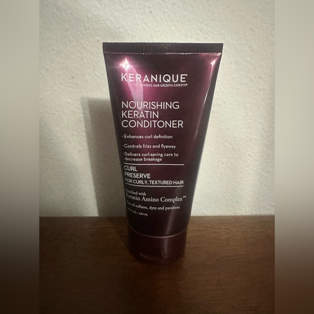 Keranique Curl Preserve Nourishing Keratin condition new 4.5 fl oz